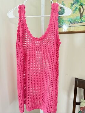 Wild Fable Crochet Cover-Up Dress. NWT . Size Medium.